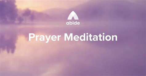 Abide: Bible Meditation Prayer 4+ .